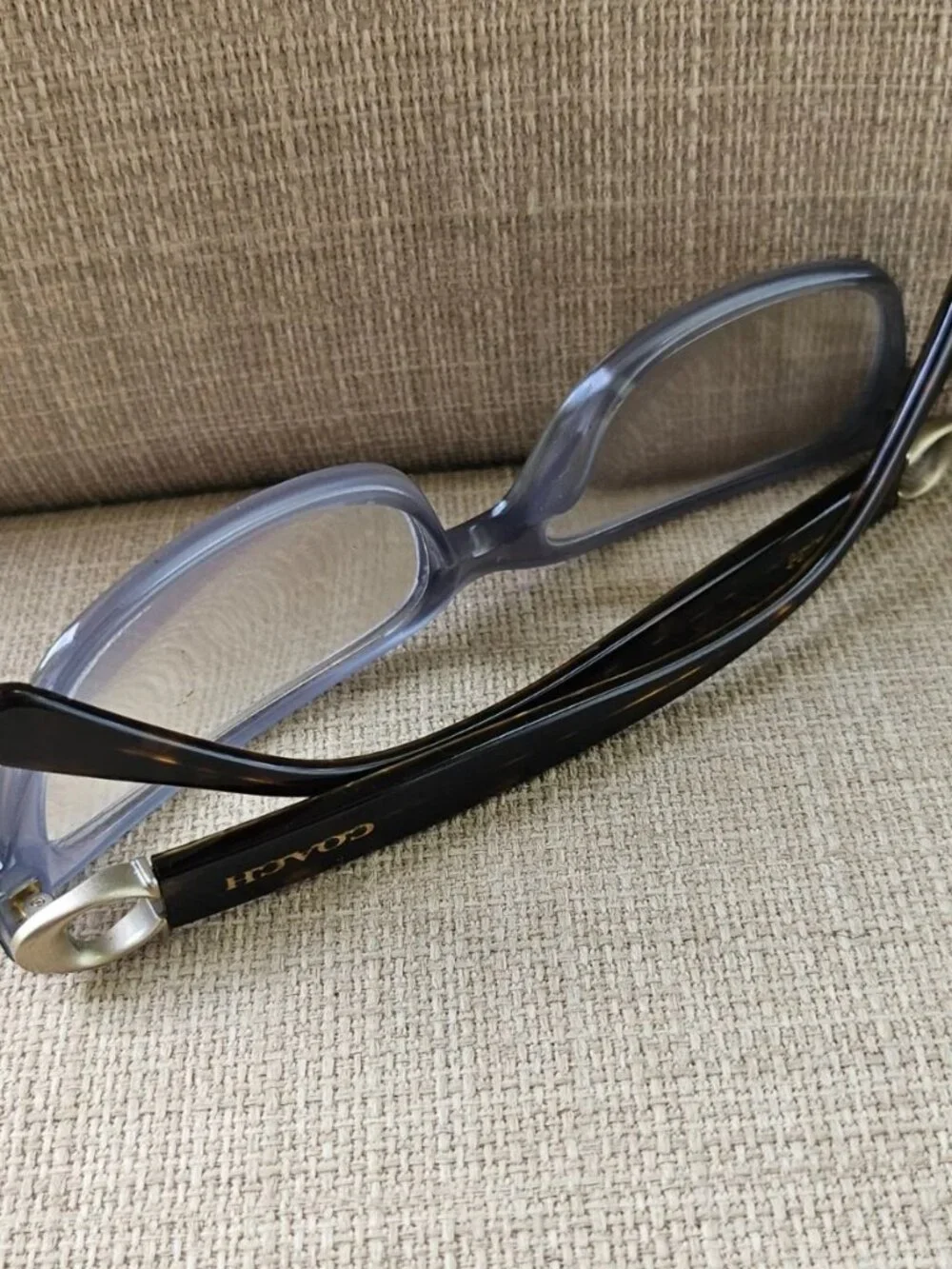 Coach Eyeglasses frame Milky Blue Denim Eyewear HC6119 Unisex Glasses Frame only